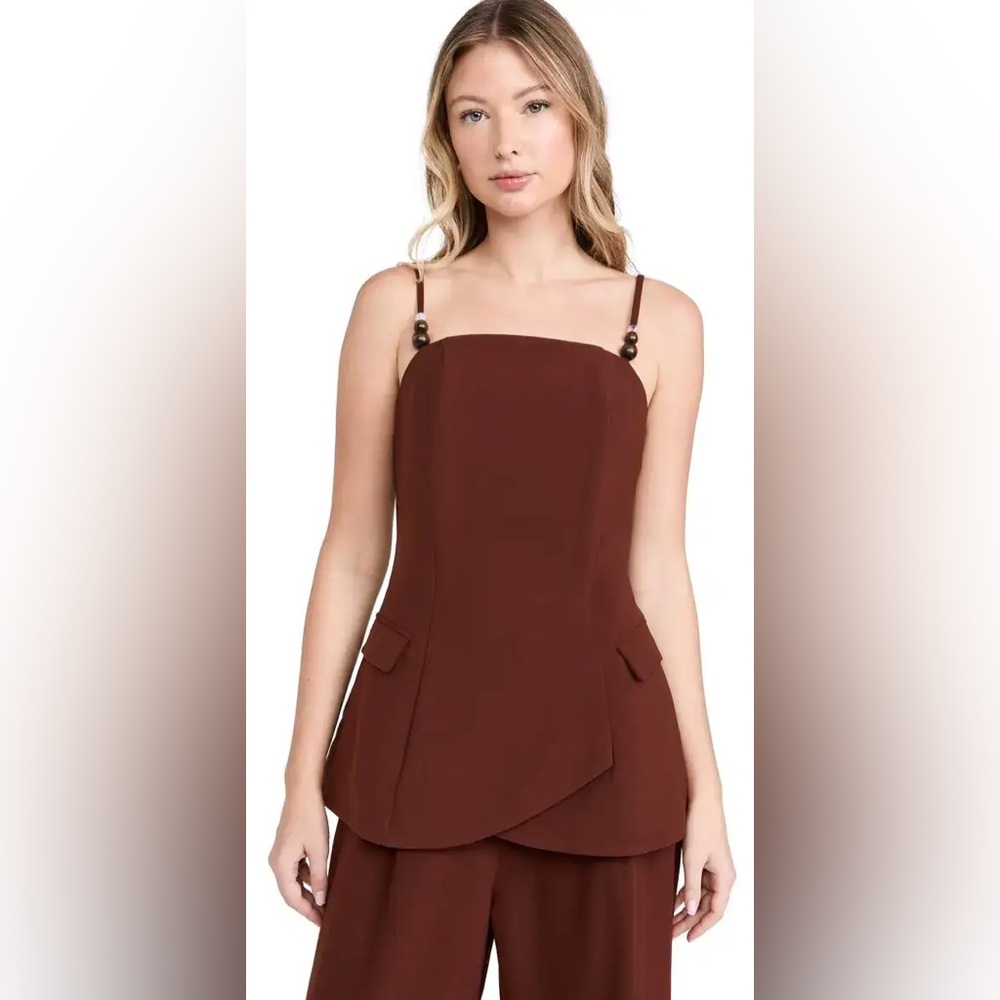 NWT Andrea Iyamah Varu Top in Cinnamon Size XL - Picture 14 of 16